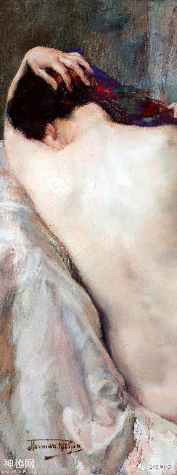 比利时艺术家女人体油画，楚楚动人，不止是笔触之美-16.jpg