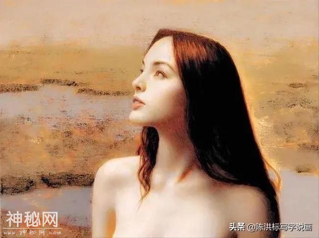 冷军画女生全身人体，毛发都很清晰，不及画只破桶卖430万的零头-2.jpg