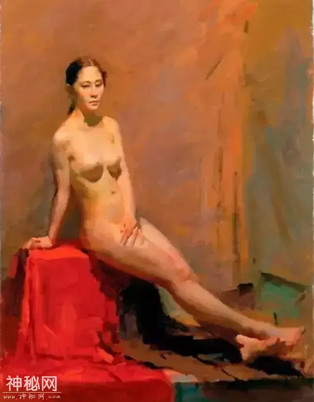 人体油画艺术：艺术家冉茂芹人体油画，真美-2.jpg