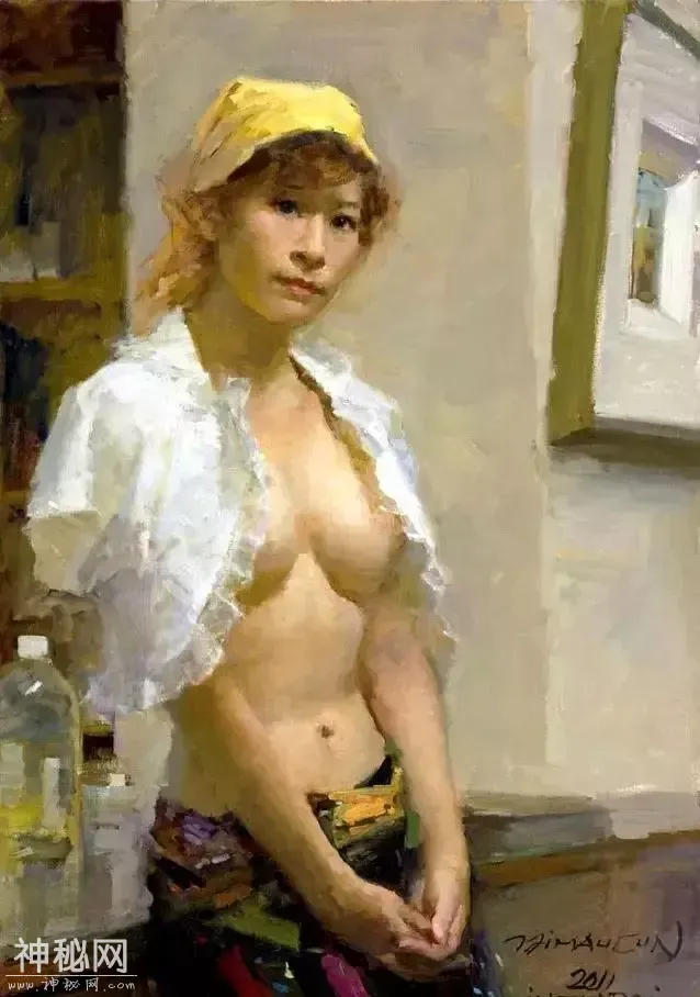 人体油画艺术：艺术家冉茂芹人体油画，真美-10.jpg