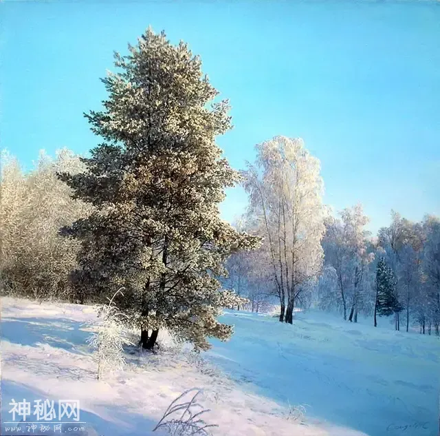 俄罗斯艺术家Aydemir Saidov的人体绘画，花间的美丽少女-31.jpg