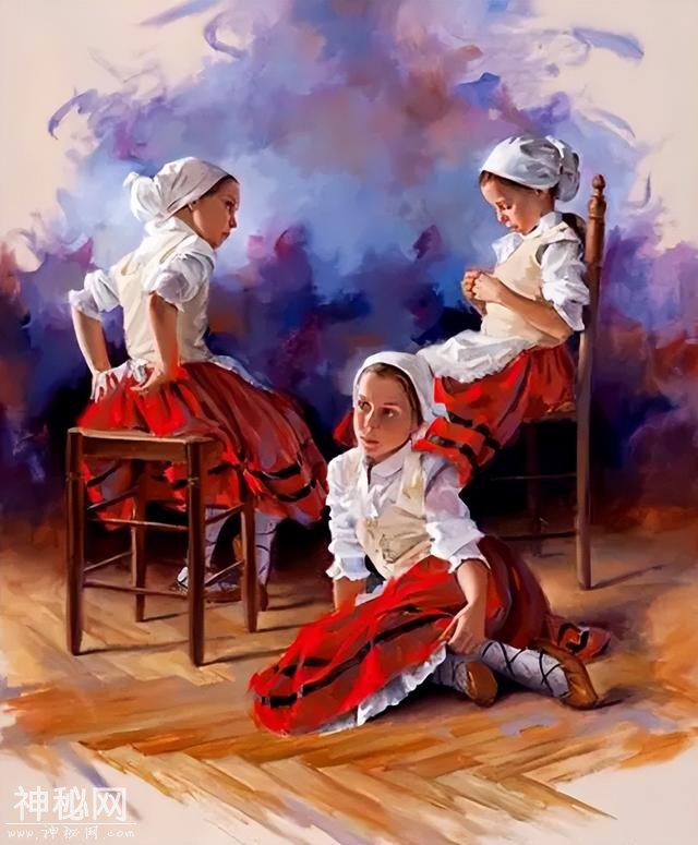 西班牙画家里卡多桑斯的人体画，太美了-4.jpg