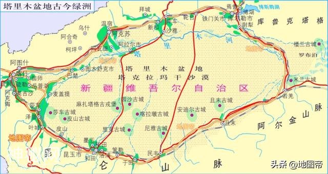 塔里木盆地曾是湖？罗布泊注入黄河？-2.jpg